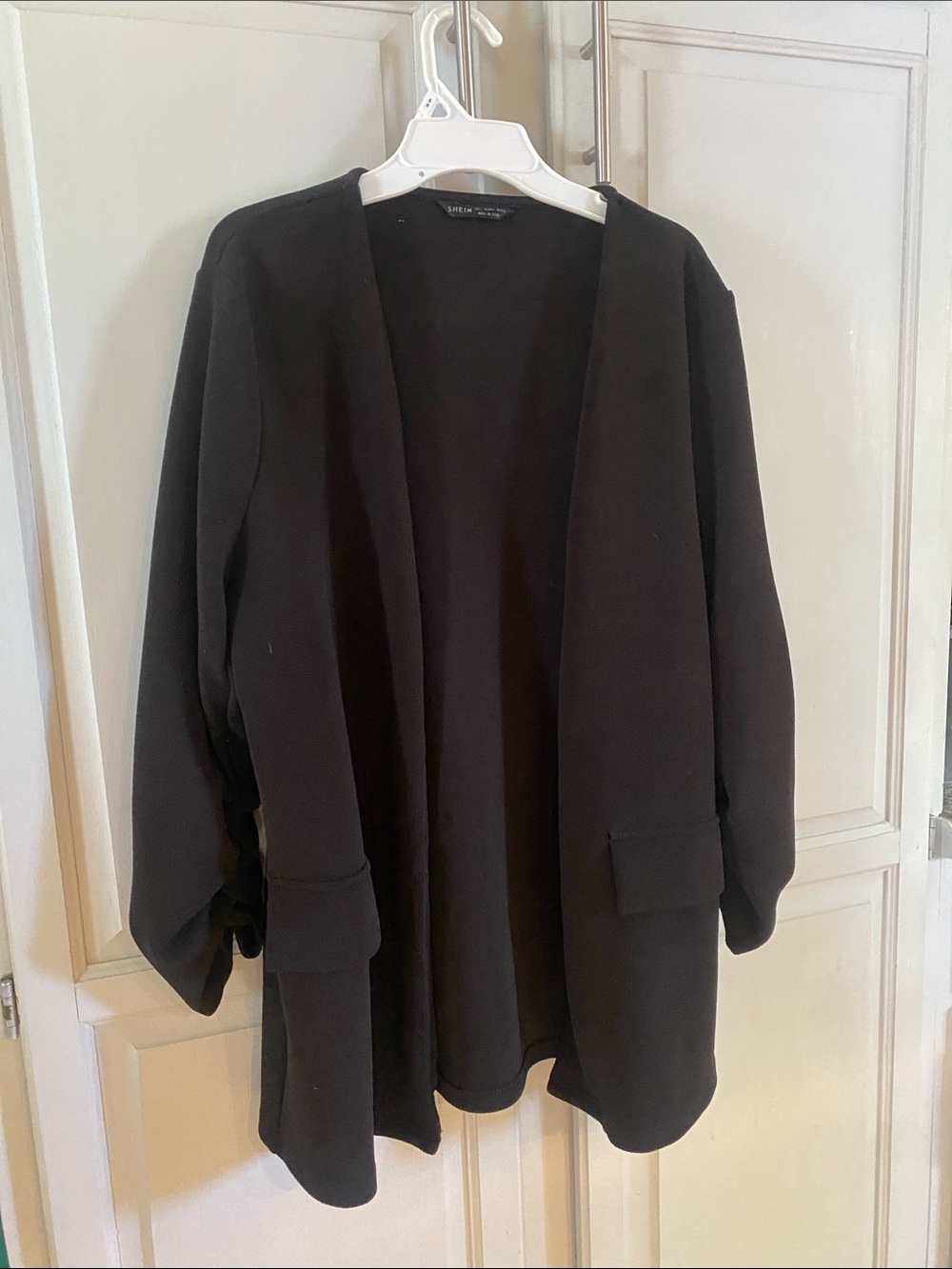 Black Shein Cardigan 3/4 sleeves L